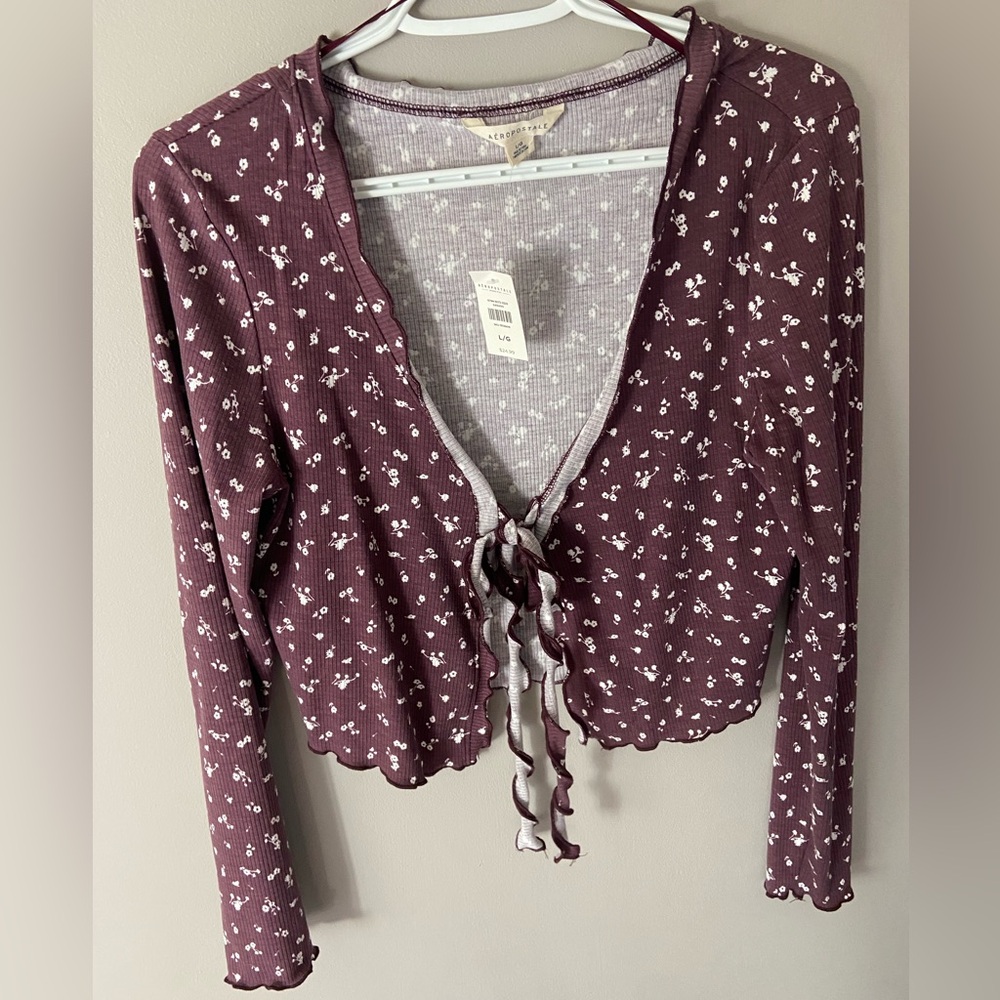 Aeropostale Front Tie Shirt